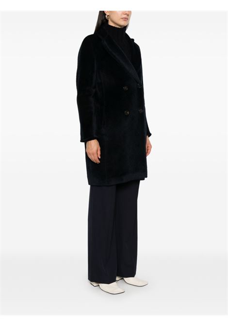 Cappotto midi in alpaca e lana roseto in blu 's maxmara - donna 'S MAXMARA | 2429016193600005